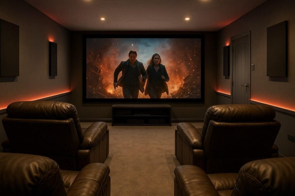 Home Cinema and Theater Relaxation Room