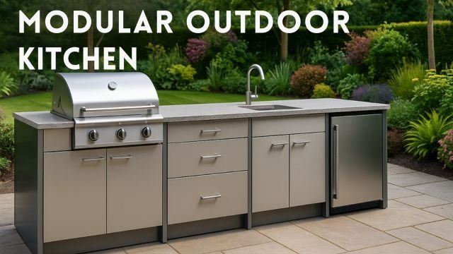 modular outdoor kitchen
